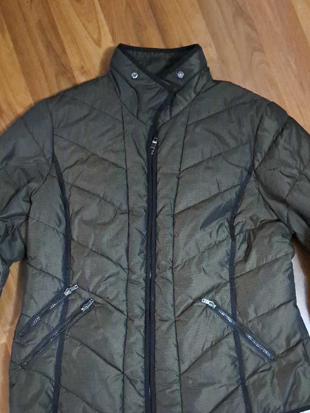 Gerry Weber Black Quilted Inner-Lined Jacket